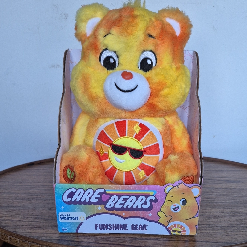 Care Bears Funshine Bear Plush Toy - Orange and Yellow